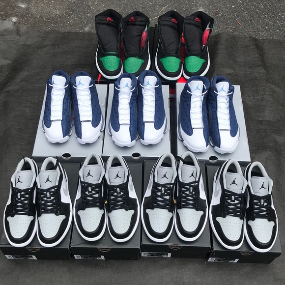 Air Jordan 13 Flints Air Jordan 1s Pine & Shadow